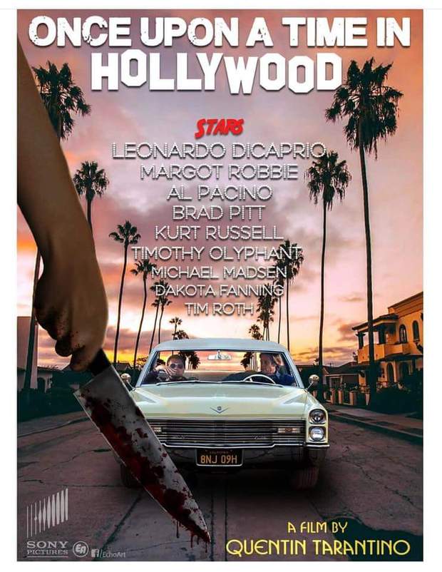 Póster (ONCE UPON A TIME IN HOLLYWOOD). 