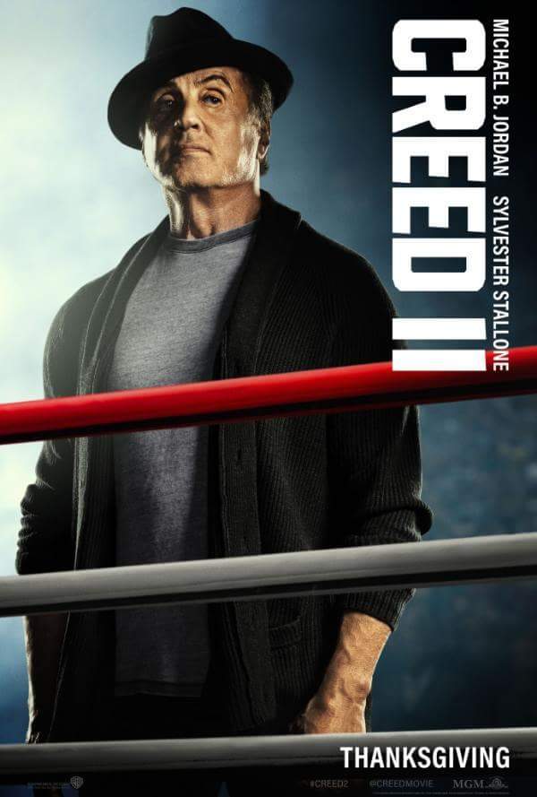 Póster (CREED II) con Stallone. 