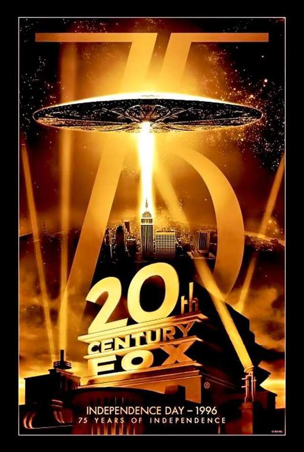 Póster (INDEPENDENCE DAY) 75 Aniversario. 