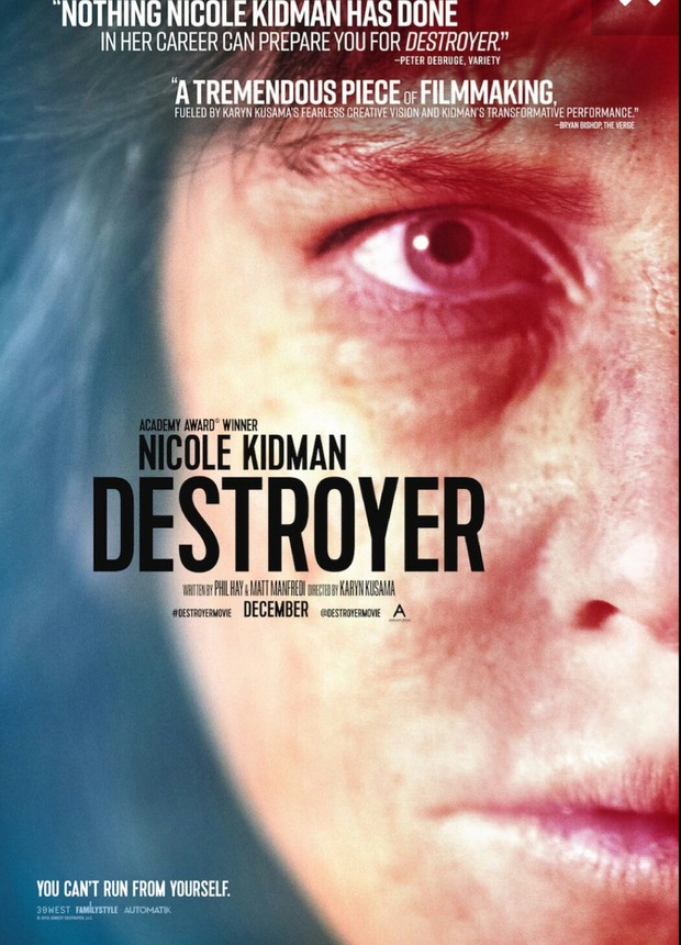 Póster (DESTROYER) con "Nicole Kidman". 