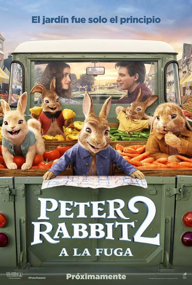 Póster y Trailer de (Peter Rabbit 2 - A la Fuga). 