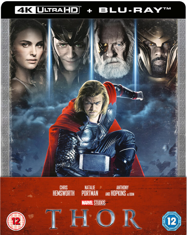 Steelbook (Thor) de Zavvi. 