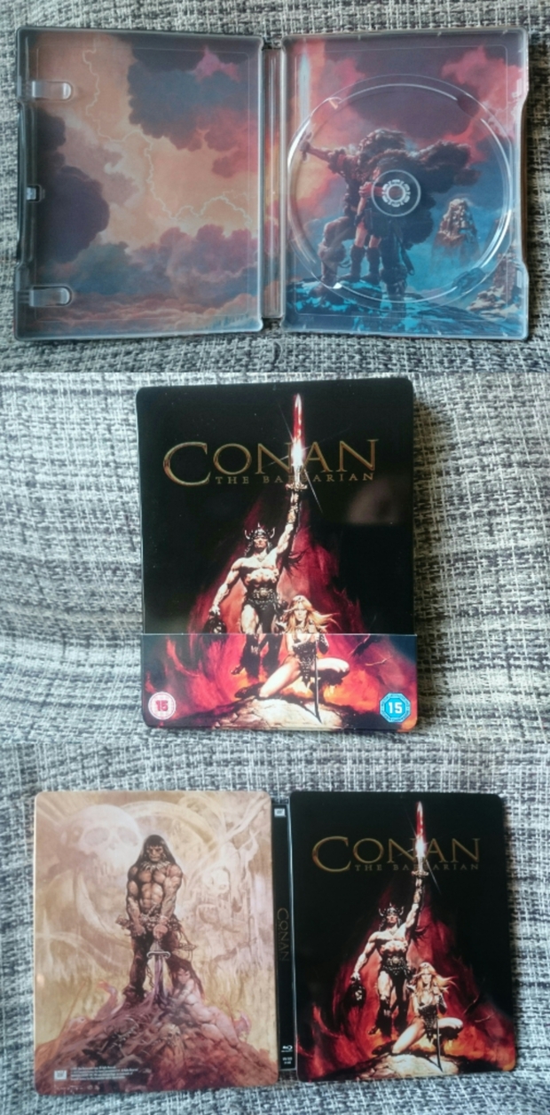Steelbook (Conan, El Bárbaro) recibida de Zavvi. 