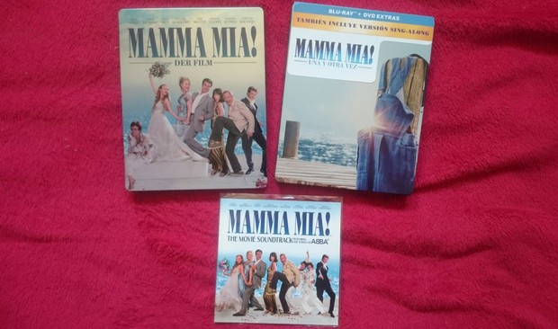 Mi Colección Steelbook y Soundtrak (Mamma Mia!..). 