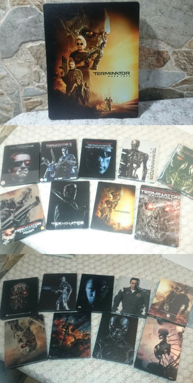 Mi Colección de Steelbooks de (Terminator). 