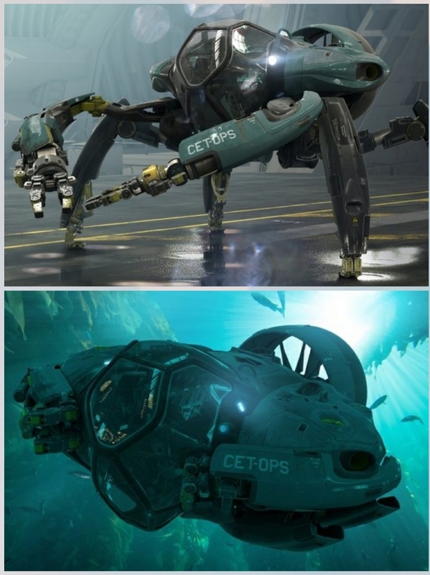 (Avatar 2) Imagen de uno de los Submarinos de los Océanos de Pandora. 