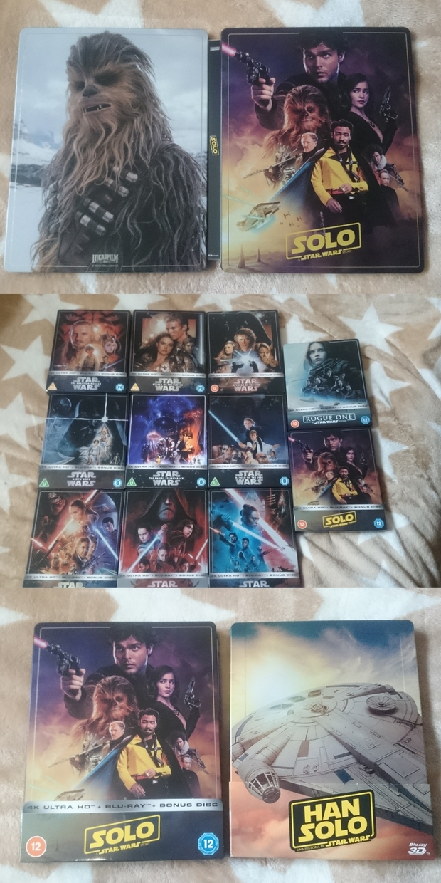 Mi Colección Completa de Steelbooks (Star Wars) de Zavvi. 