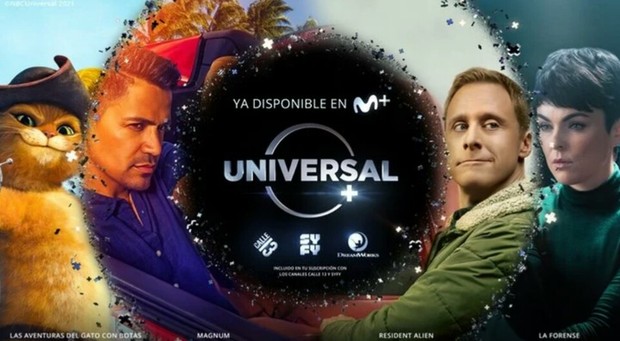 Universal+ se lanza con Calle13, Syfy y el canal Dreamworks. 