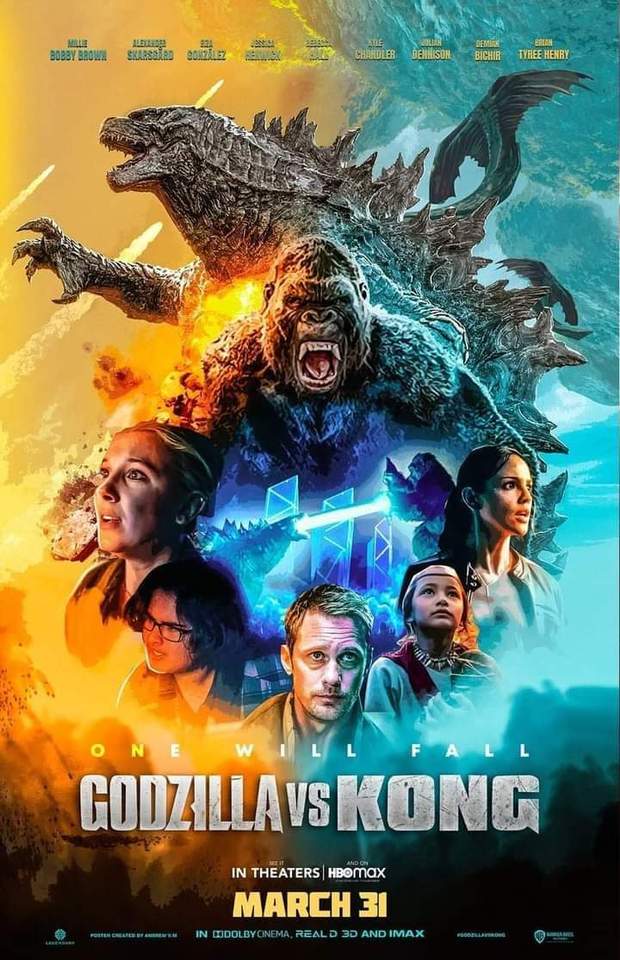 Nuevo Póster Fan Art de (Godzilla vs Kong). 
