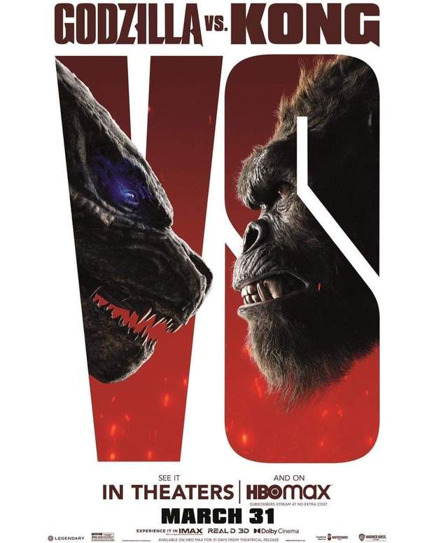 Nuevo Póster (Godzilla vs Kong). 