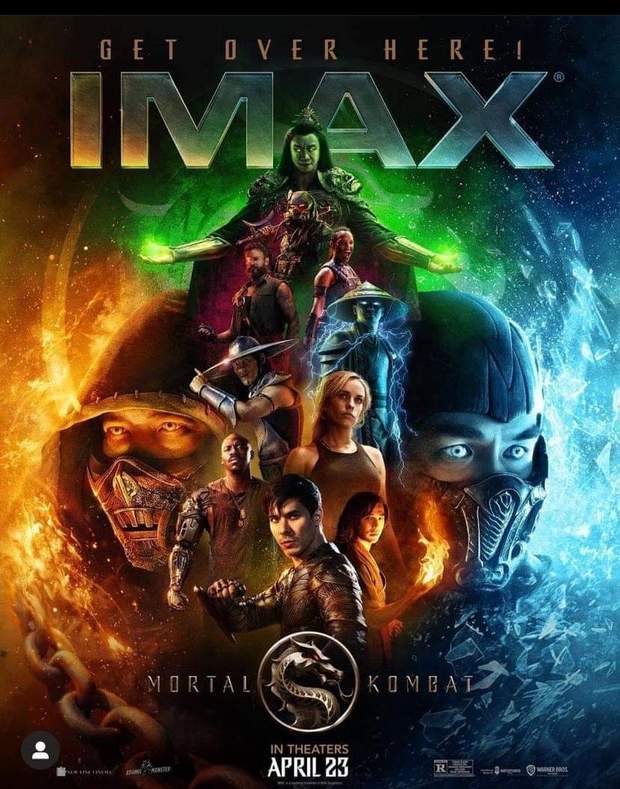 Póster IMAX de (Mortal Kombat). 