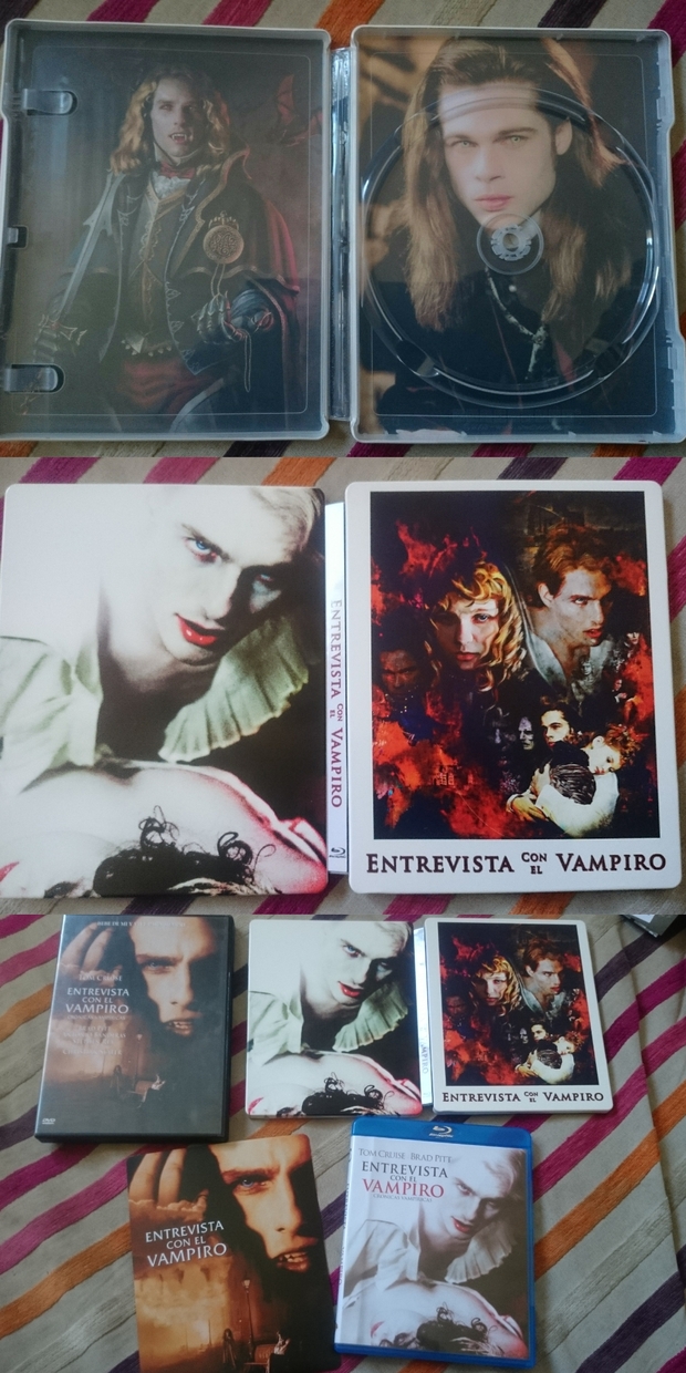Mi Colección y Steelbook Custom de (Entrevista con el Vampiro). 