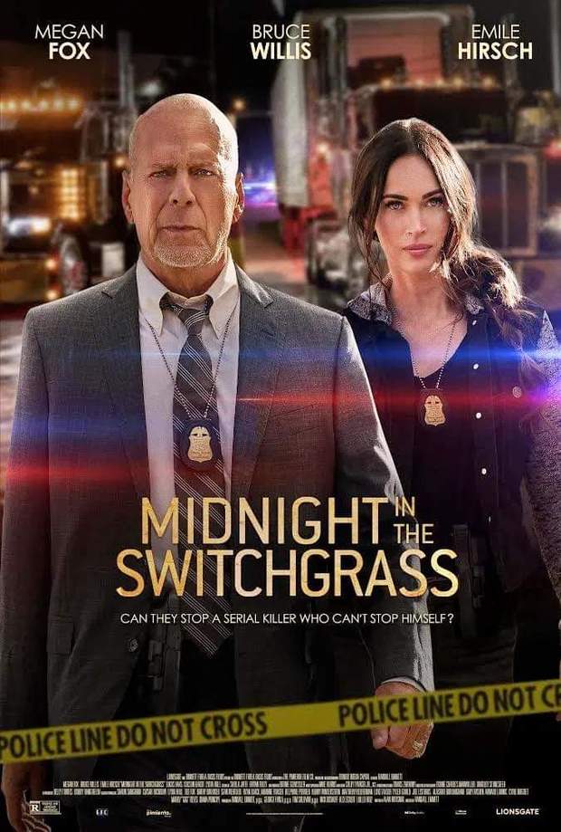 Trailer y Póster de (Midnight in the Switchgrass) con "Megan Fox y Bruce Willis".