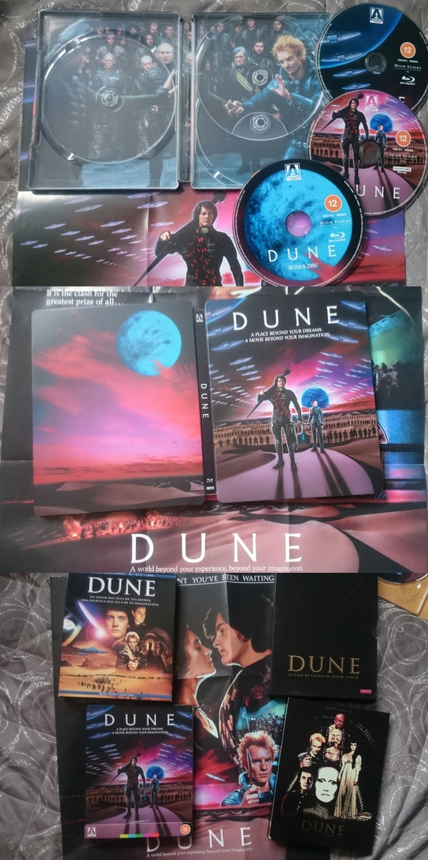 Mi Colección y Steelbook de (Dune). 