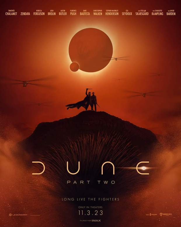Confirmada la Duración de (Dune: Parte 2) "2 Horas y 46 minutos".