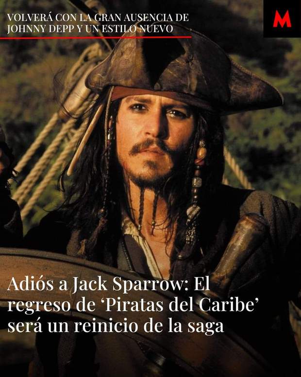 Adiós a "Jack Sparrow".