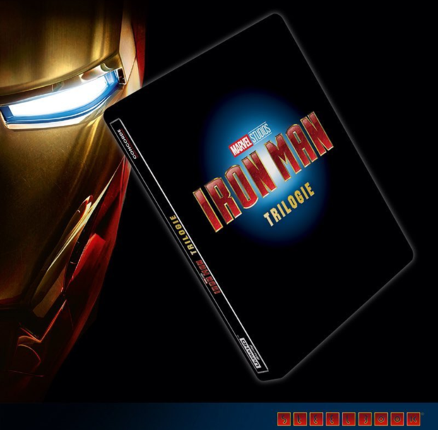 Steelbook alemán 4K trilogía Iron Man
