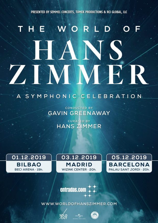 Nuevos conciertos The World of Hans Zimmer