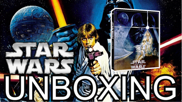 UNBOXING - STAR WARS IV - STEELBOOK 4K UHD + BD LE ZAVVI UK