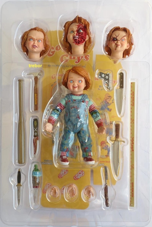 Muñeco diabólico Ultimate Chucky Neca (10 cm)