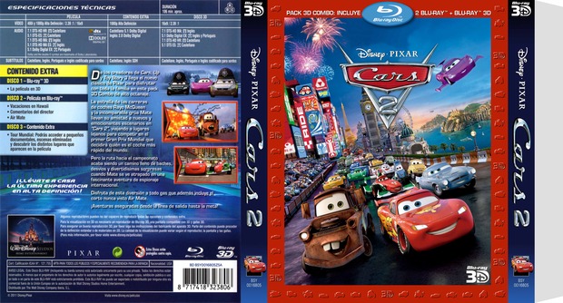 Slipcover Cars 2 3D Made in Meikomb