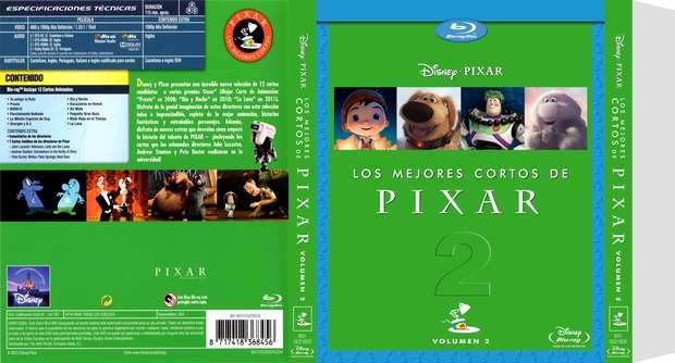 Slipcover Cortos Pixar 2 Made in Meikomb