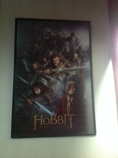 The hobbit ( poster enmarcado )
