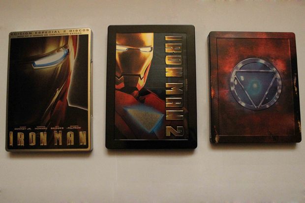 La familia "Iron Man" Steelbook