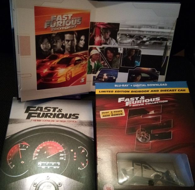 Pack Fast and Furious 1-7 Limited Edition UK