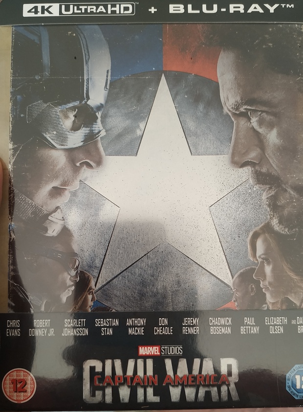 Steelbook Captain America Civil War 4K UHD de Zavvi