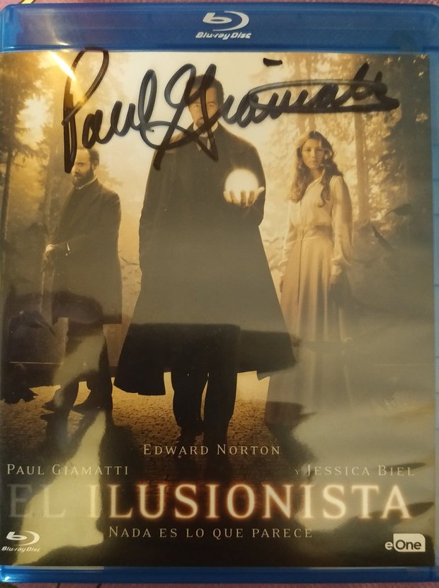 El Ilusionista firmada por Paul Giamatti
