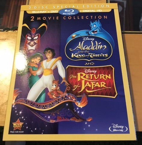 Recien llegadita - Aladdin II y III - edicion exclusiva de Disney Movie Club