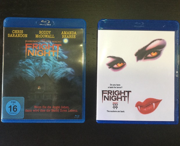 Fright Night 1 y 2 - edicion alemana y custom USA