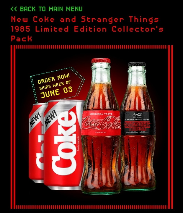 Stranger Things - Coca-Cola 