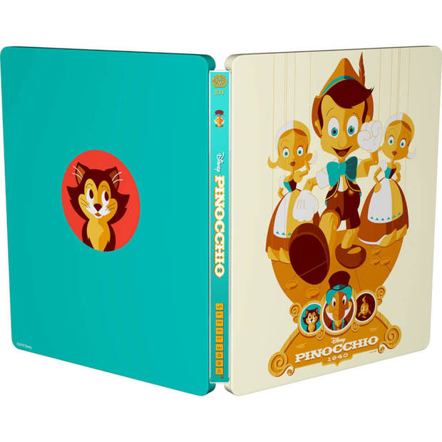 Pinocchio - Mondo SteelBook con audio español latino por 10,79€ (Zavvi)