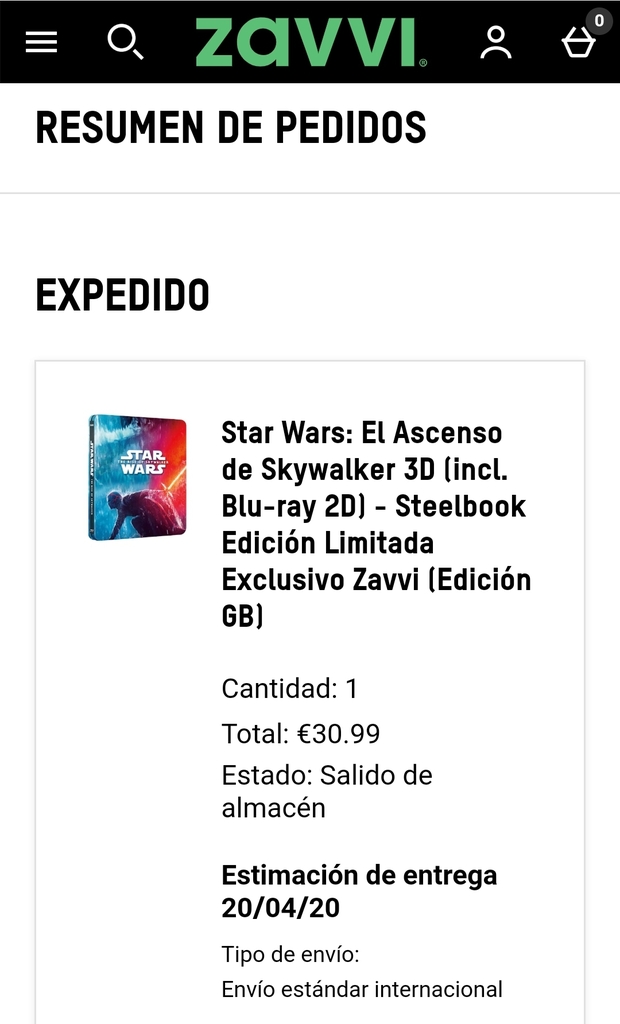 Star Wars: The Rise of Skywalker - SteelBook (Zavvi)