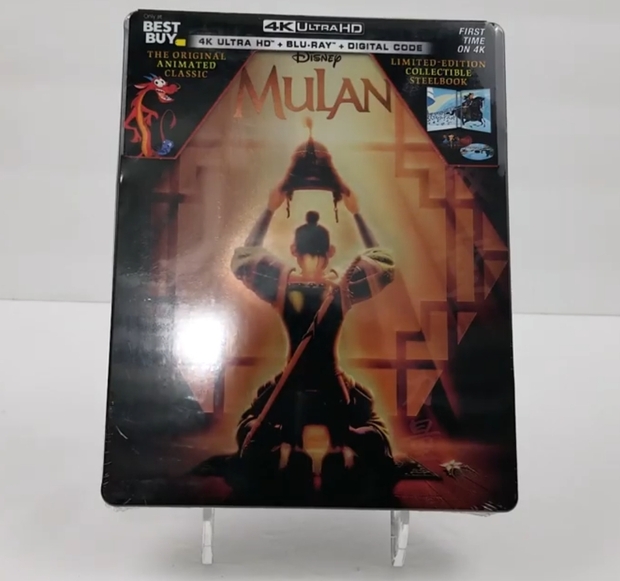 Mulan - SteelBook, animación y acción real (BestBuy)