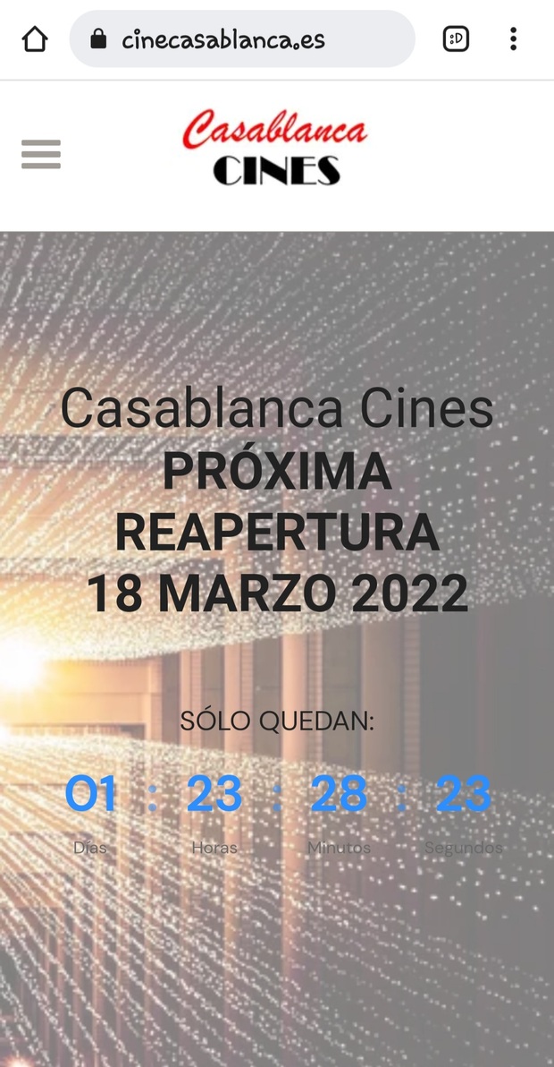 Reabren los Cines Casablanca de Valladolid 