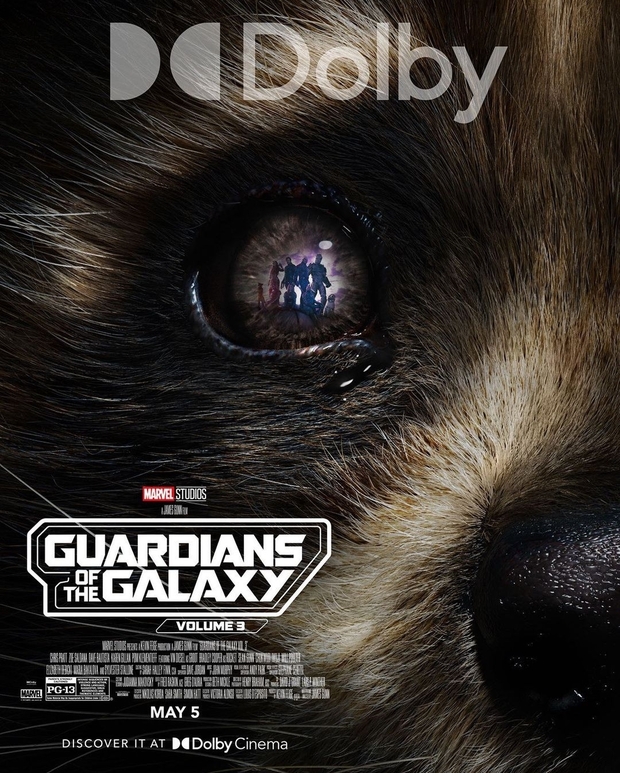 Guardians of the galaxy volume 3 - Poster Dolby y Face off,Big & Ready?