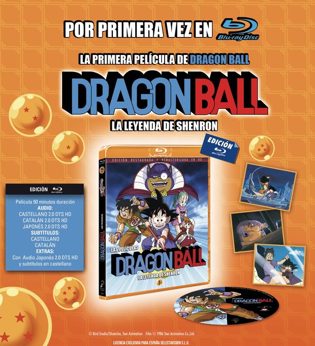 Selecta editará al fin las películas del Dragon Ball original en BD