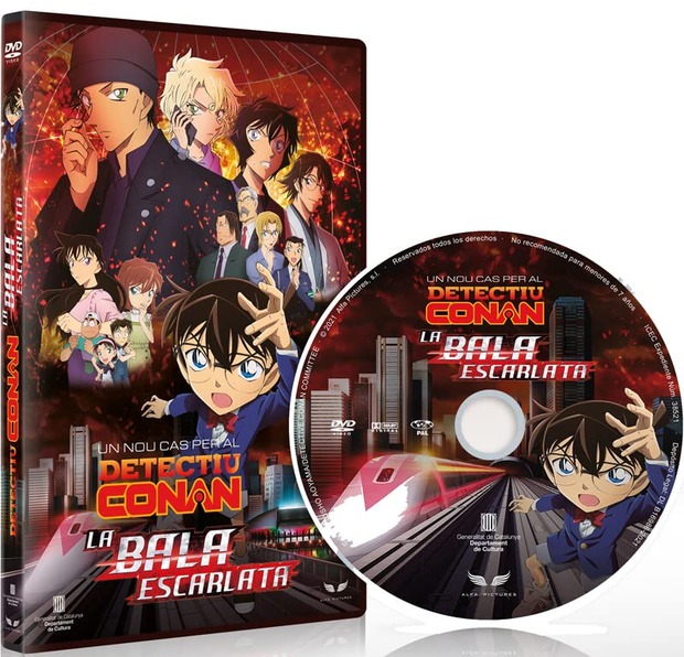 Detective Conan: La Bala Escarlata en DVD a la venta el 9 de mayo