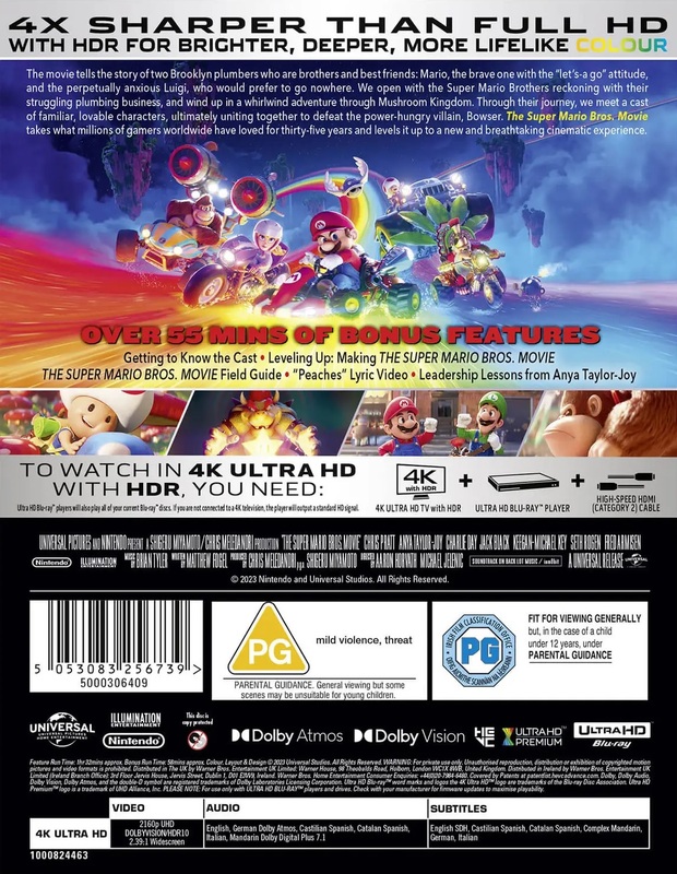 [UK] Super Mario Bros 4K con castellano y catalán