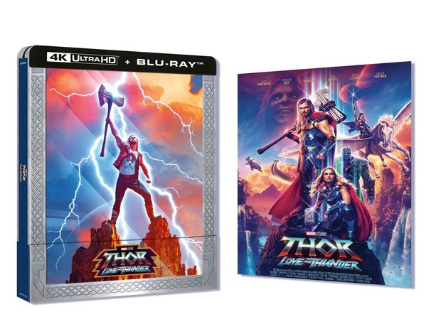 Thor: Love And Thunder - 4K Steelbook (Bd 4K + Bd Hd) + Tarjeta Lenticular