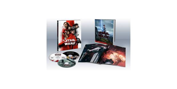 Gracias a esta imagen, podemos ver como será la serigrafia del Blu-Ray/DVD de Star Wars: Los Últimos Jedi