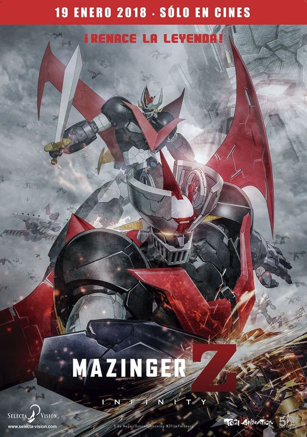 Lista de cines donde se proyectará Mazinger Z Infinity