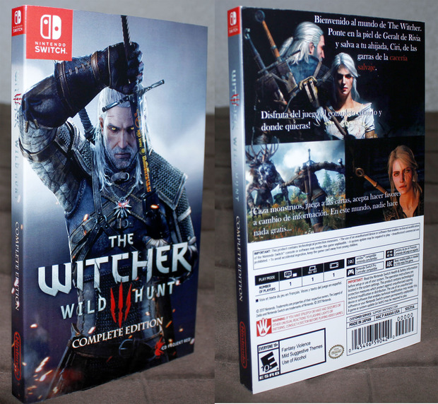 (Offtopic) Custom Slipcover Witcher 3 Wild Hunt Switch