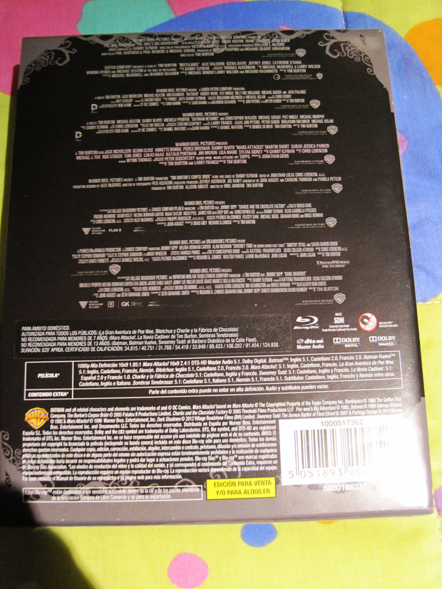 Tim Burton Collection Blu Ray (4)