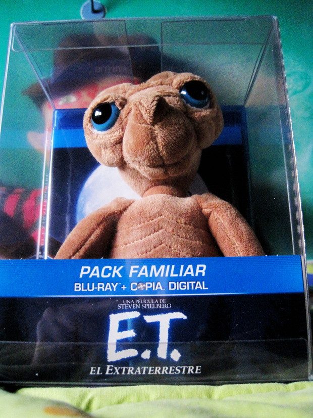 E.T. El Extraterrestre: Edición Peluche. Blu Ray Pack Delantera