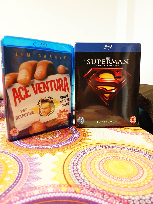 Superman Colección y Ace Ventura 1&2