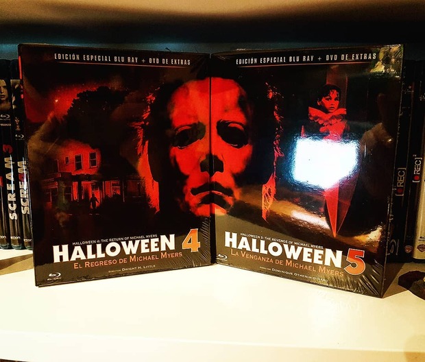 Halloween 4 y 5 Blu Ray
